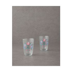 English Home Carnival Tulip Cam 2'li 395 ml Mavi Bardak