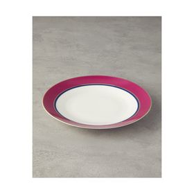 English Home Carny Bone 25 cm Fuşya Porselen Servis Tabağı