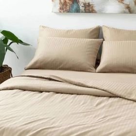 English Home Classy Twill 200x220 cm Bej Çift Kişilik Nevresim Takımı