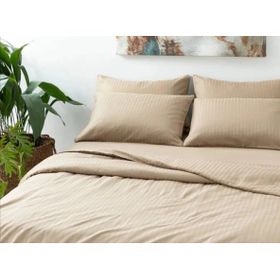 English Home Classy Twill 200x220 cm Bej Çift Kişilik Nevresim Takımı