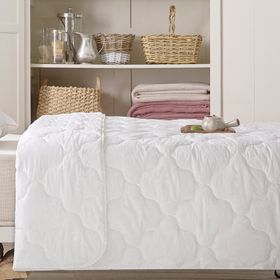 English Home Comfy Pamuk 155x215 cm Tek Kişilik Beyaz Yorgan