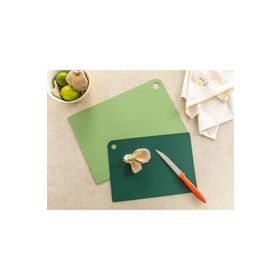 English Home Cut Me Plastik 2'li 27-34 cm Yeşil Kesme Tahtası