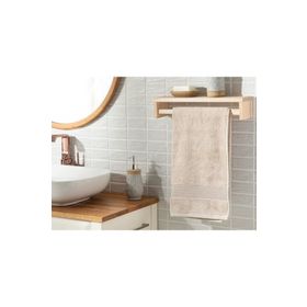 English Home Deluxe Pamuklu Low Twist Bej 50x90 cm Yüz Havlusu