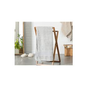 English Home Deluxe Pamuklu Low Twist Gri 70x140 cm Banyo Havlusu