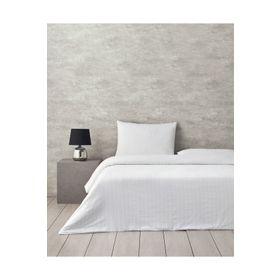 English Home Diamond Tek Kişilik Beyaz Nevresim Takımı