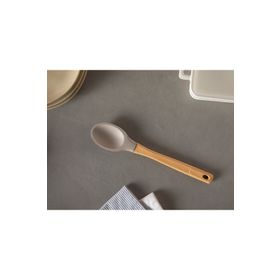English Home Eddy Silikon 29 cm Koyu Bej Servis Kaşığı