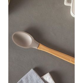 English Home Eddy Silikon 29 cm Koyu Bej Servis Kaşığı