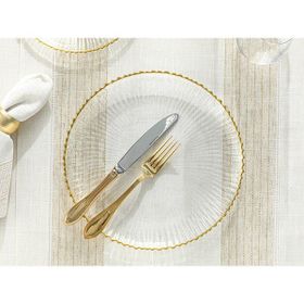 English Home Graceful Cam 21 cm Gold Pasta Tabağı