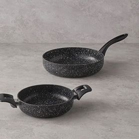 English Home Granada Alüminyum 2 Parça 20x26 cm Siyah Tava Sahan Seti