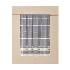 English Home Gri Celena Koltuk Şalı