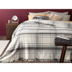 English Home Halden Gri Tek Kişilik Battaniye