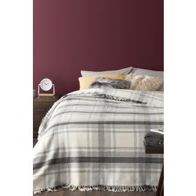English Home Halden Gri Tek Kişilik Battaniye