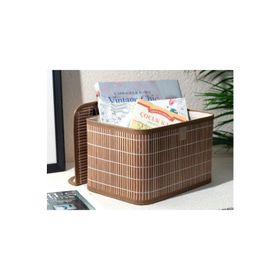 English Home Hardwood Bambu Kahverengi 28x20x18 cm Saklama Kutusu