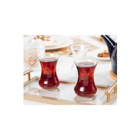 English Home Isabell Cam 6'lı 130 ml Şeffaf Çay Bardağı