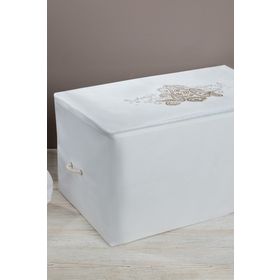 English Home Lace Damask Beyaz 64x41x35 cm Hurç