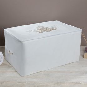 English Home Lace Damask Beyaz 64x41x35 cm Hurç