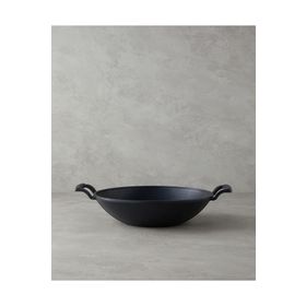 English Home Laura Siyah 30 cm Alüminyum Wok Tava