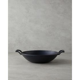 English Home Laura Siyah 30 cm Alüminyum Wok Tava
