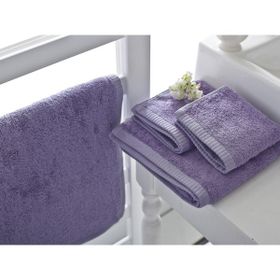 English Home Leafy Bambu Lila 70x140 cm Banyo Havlusu