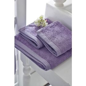 English Home Leafy Bambu Lila 70x140 cm Banyo Havlusu