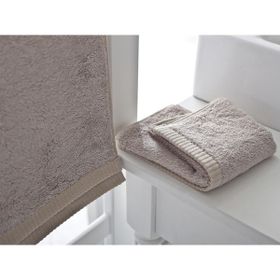 English Home Leafy Bej 50x90 cm Bambu Yüz Havlusu