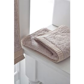 English Home Leafy Bej 50x90 cm Bambu Yüz Havlusu
