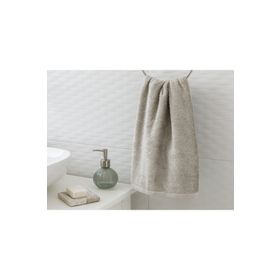 English Home Leafy Bej 50x90 cm Bambu Yüz Havlusu