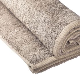 English Home Leafy Bej 50x90 cm Bambu Yüz Havlusu