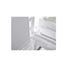 English Home Leafy Beyaz 70x140 cm Banyo Havlusu