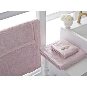 English Home Leafy Pudra Pembe 30x50 cm El Havlusu