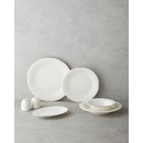 English Home Livia 54 Parça 12 Kişilik Gold Porselen Yemek Takımı