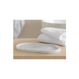 English Home Medusa Mermer Tekli Beyaz 30x15 cm Dekoratif Tepsi
