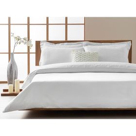 English Home Modello 240x260 cm Beyaz Nakışlı Pamuk Saten King Size Nevresim Takımı