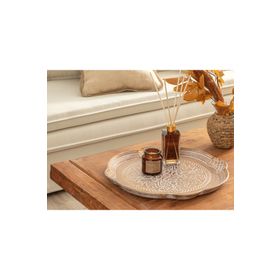 English Home Murphy Dekoratif 43,5x43.5x3 cm Kahve Tepsi
