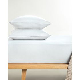 English Home Novella Premium Soft Cotton Beyaz Çift Kişilik Lastikli Çarşaf Takımı