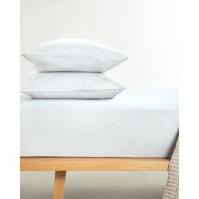 English Home Novella Premium Soft Cotton Beyaz Çift Kişilik Lastikli Çarşaf Takımı