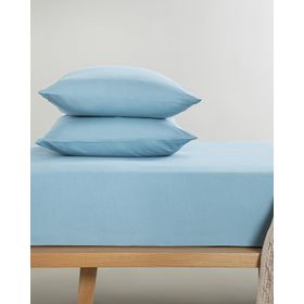 English Home Novella Premium Soft Cotton Mavi Tek Kişilik Lastikli Çarşaf Takımı