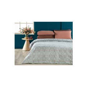 English Home Primrose Mavi 200x220 cm Çift Kişilik Nevresim Takımı