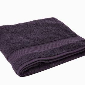 English Home Pure Basic 70x140 cm Koyu Mor Banyo Havlusu