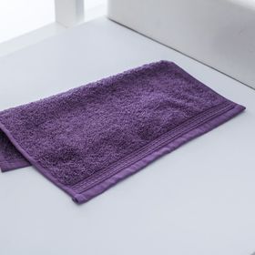 English Home Pure Basic Koyu Mor 30x30 cm El Havlusu