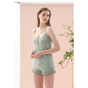 English Home Pure Basic Mint Viskon Kadın Pijama Takımı