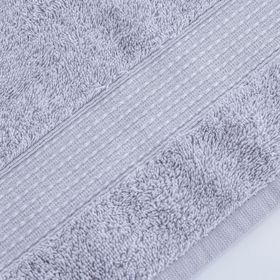 English Home Pure Gri 50x90 cm Basic Yüz Havlusu