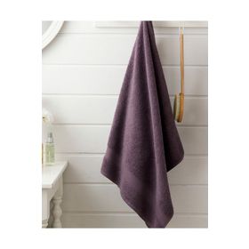 English Home Pure Koyu Mor 100x150 cm Banyo Havlusu