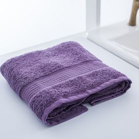English Home Pure Koyu Mor 50x90 cm Basic Yüz Havlusu