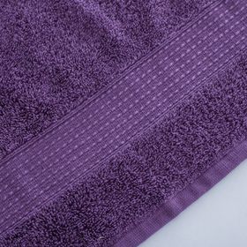 English Home Pure Koyu Mor 50x90 cm Basic Yüz Havlusu