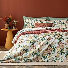 English Home Romantic Ivy Terracotta Kolay Ütülenir Tek Kişilik Nevresim Takımı