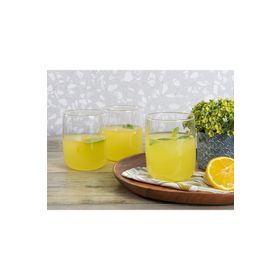 English Home Sare 270 ml Şeffaf 3'lü Cam Meşrubat Bardağı