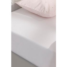 English Home Soft Pamuklu Lastikli Bebe Beyaz 70x140 cm Çarşaf