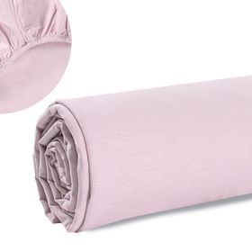 English Home Soft Pamuklu Lastikli Bebe Pembe 70x140 cm Çarşaf