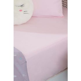 English Home Soft Pamuklu Lastikli Bebe Pembe 70x140 cm Çarşaf